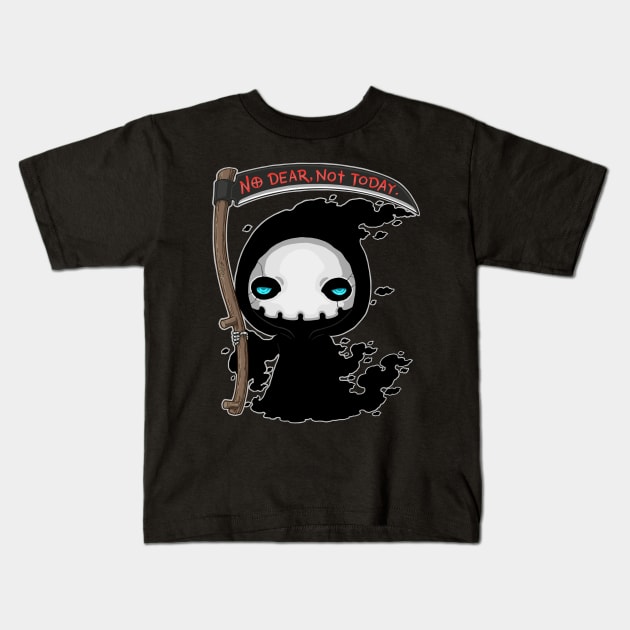 Good Guy Grim Kids T-Shirt by DukeCoffeeArt